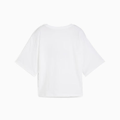 ESS Cropped No. 1 Logo Relaxed Tee Women