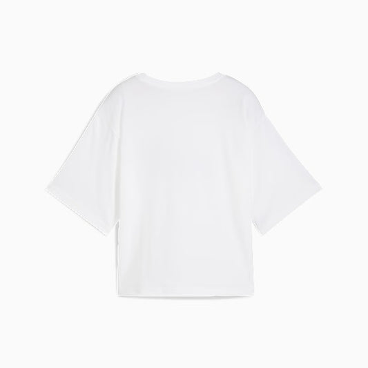ESS Cropped No. 1 Logo Relaxed Tee Women