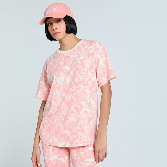 ESS NATURE 2.0 Relaxed AOP Tee Women