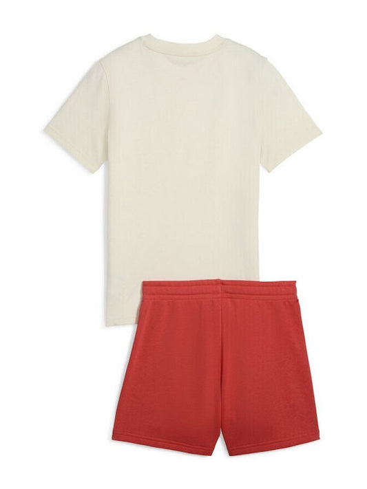 FLAMING LOVE Tee & Shorts Set Girls