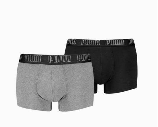 PUMA Men's Trunks 2 pack Dark Grey -NO EXCHANGE-