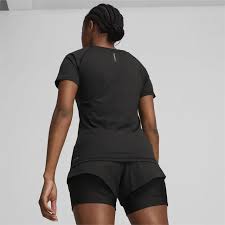 Run Cloudspun SS Tee Women Black