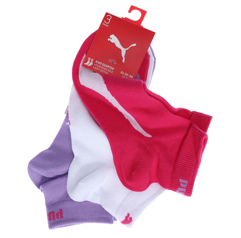 PUMA Kids Lifestyle Quarter Socks (3 pairs for $15)  (6 pairs for $23)
