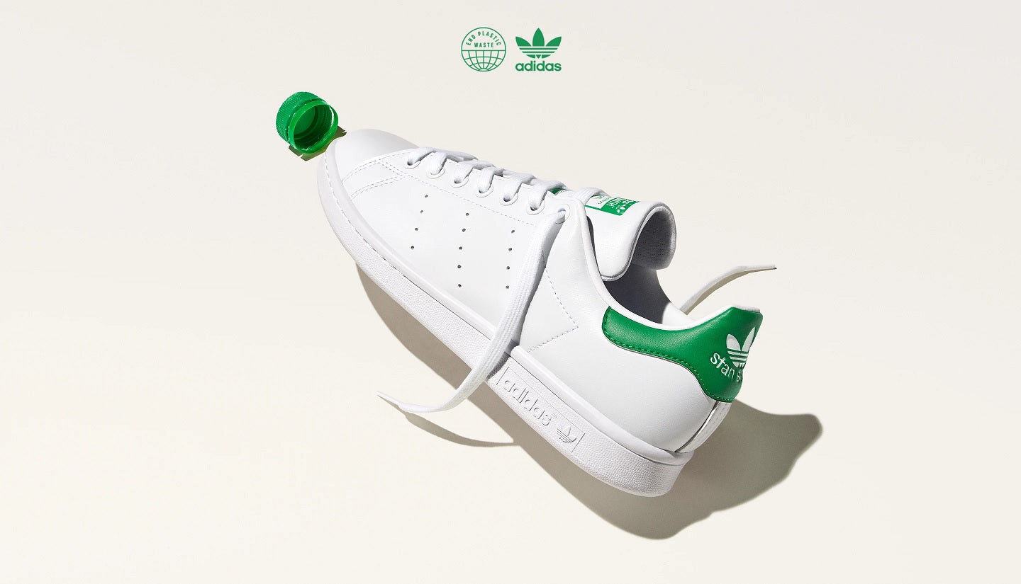 Adidas Stan Smith Green Heel Tab Lifestyle Women