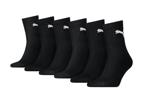 PUMA Unisex Short Crew Socks (3 pairs )